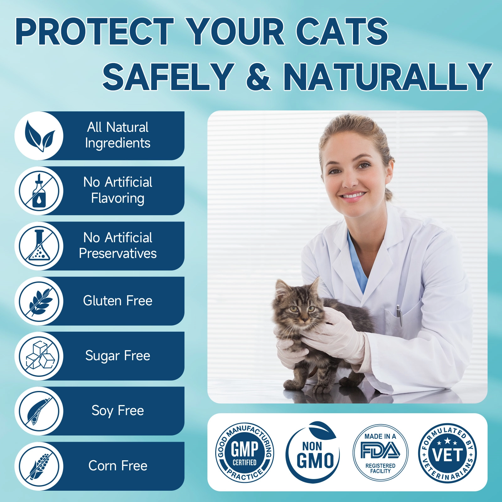 Flea & Tick Chews for Cats – Natural Soft Chews with Brewer’s Yeast ...